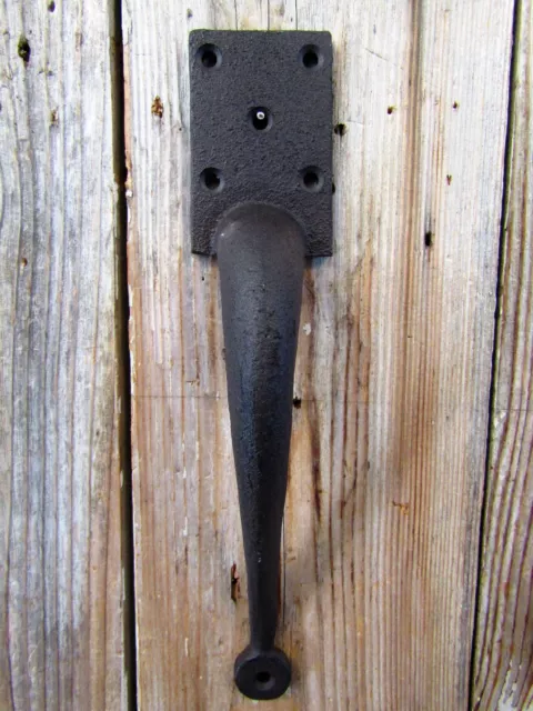 Rustic New Craftsman Style 10" Cast Iron Lg Gate PULL Handle w/Screws Door Barn