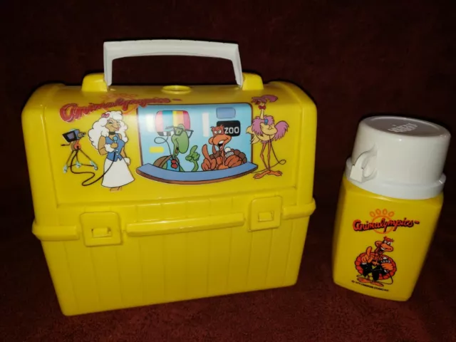 1979 ANIMALYMPICS plastic Lunchbox & Thermos NEAR MINT & RARE by King Seeley