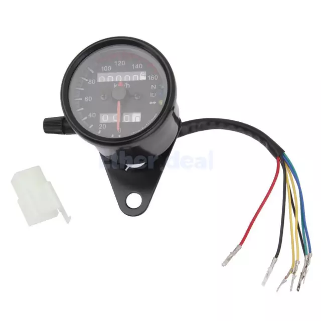 Motorrad Dual Tacho Tachometer Hintergrundbeleuchtung für Honda Cafe Racer