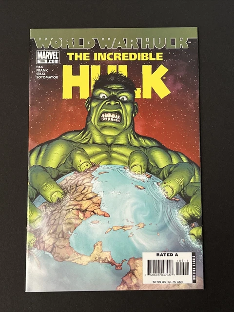 Incredible Hulk #106 VFNM World War Hulk MARVEL COMICS ￼￼2007