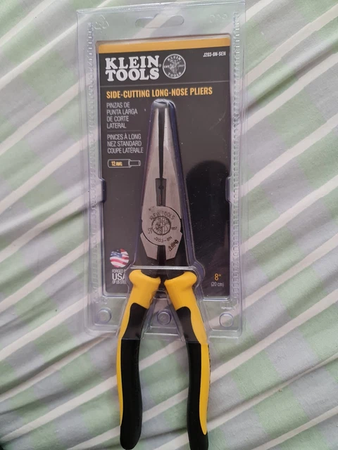 *BRAND NEW* - Klein Tools J203-8N-SEN 8inch Long Nosed Pliers