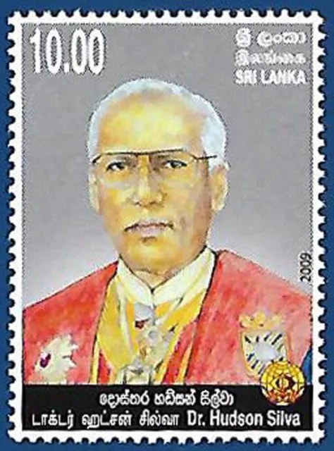 Sri Lanka 2009 Mnh Dr Hudson Silva