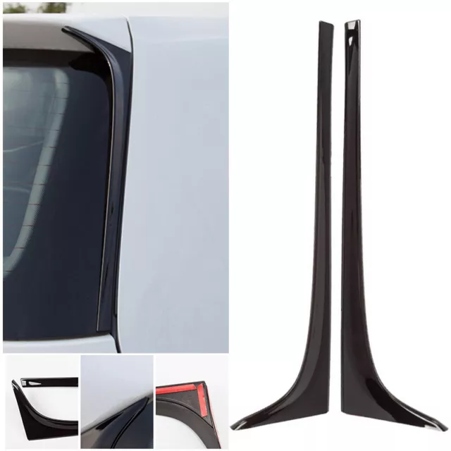 Vertikale Heckspoiler Spoiler Noir Brillant Pour VW Golf 7 MK7 GTD R 14-19 MS