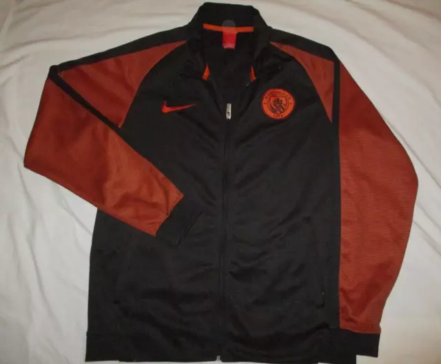 Nike   Manchester City FC Black and Copper Full Zip Jacket Exc Cond Med Genuine