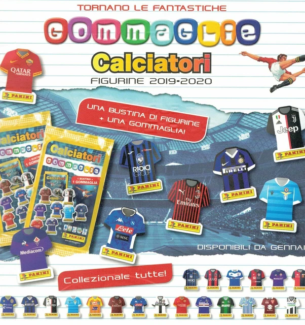 Gommaglie 2019-2020 - Gommine A Scelta (Imbustate) - Figurine Calciatori Panini