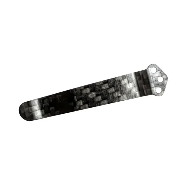 Carbon Fiber Back Clip Pocket Knife Clip for Spyderco Paramilitary 2  DIY Tool G