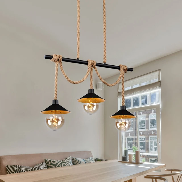 Lampe Bois Style Maison De Campagne Plafonnier MDF Nature Noir 2