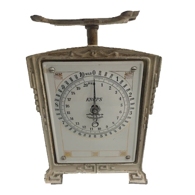 Krups 10 kg Waage Küchenwaage  Keramik  Antik