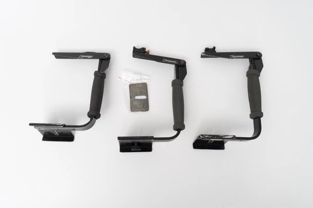 3x Stroboframe Flash Bracket In Parts Condition Or Fixing Up Includes Extra Base