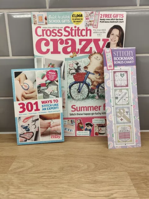 Cross Stitch Crazy Magazine, Issue 206,With 2 Free Gifts!