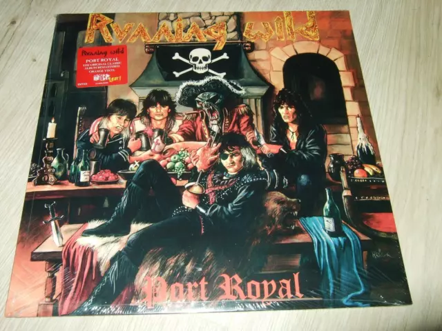 Running Wild : Port Royal Still Sealed Remastered Orange Vinyl Lp 2017 Sancutary