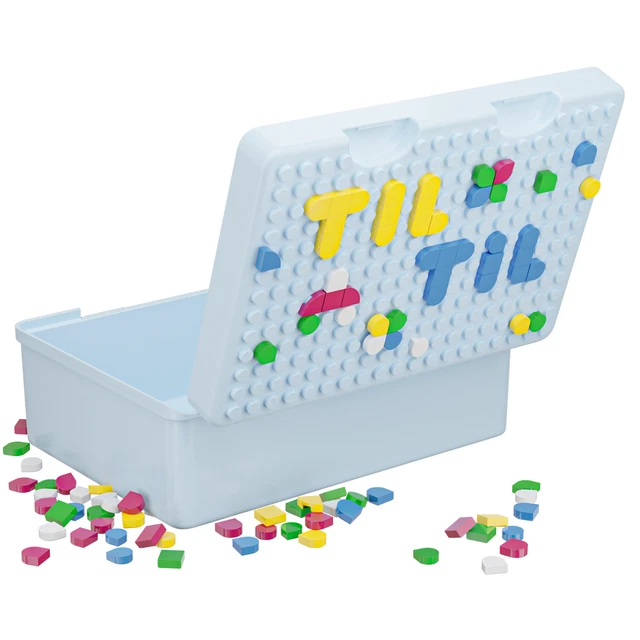 Boîte à Déjeuner Créative En Forme De Bloc De Construction