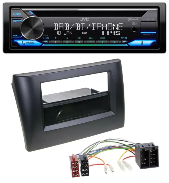 JVC Bluetooth MP3 USB DAB CD Autoradio für Fiat Stilo 192 01-08 Ablagefach