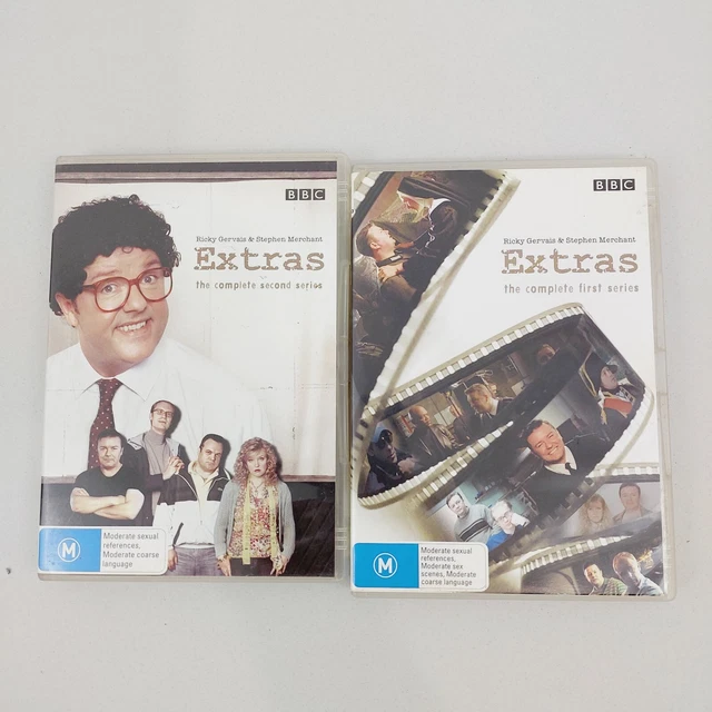 Extras The Complete First Second Series Season 1 2 Region 4 DVD Ricky Gervais