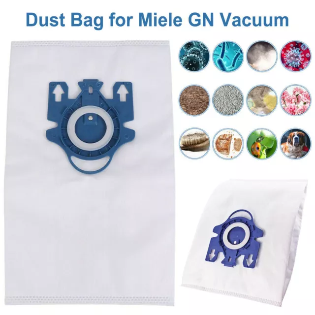EAS-10 Packs Airclean 3D Efficiency Bags Replacement For Miele GN Vacuum  Cleaner Dust Bag For Classic C1 Complete C1/C2/C3 - AliExpress