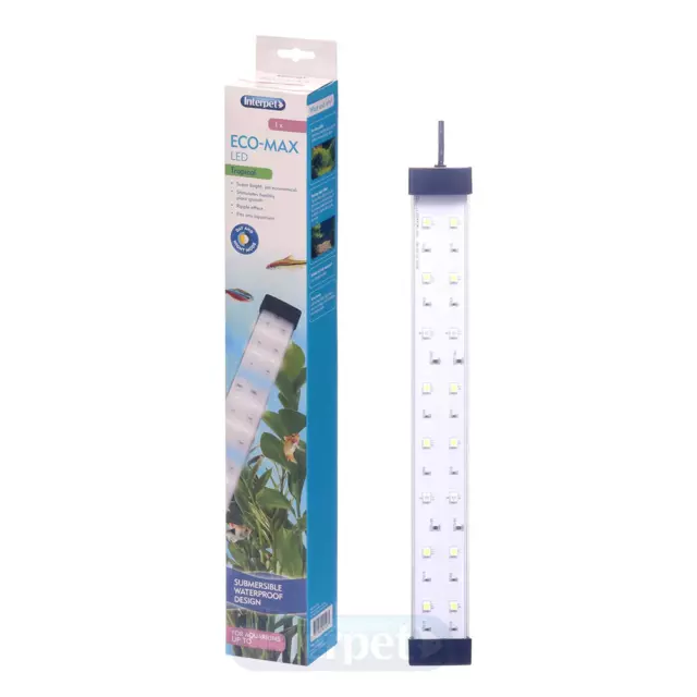Interpet Eco Max LED Lighting Aquarium Fish Tank Broad Spectrum Waterproof