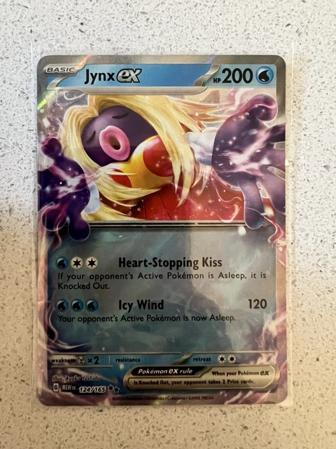 Pokemon TCG - Jynx Ex- 124/165 - Double Rare - 151 - Holo - PACK FRESH