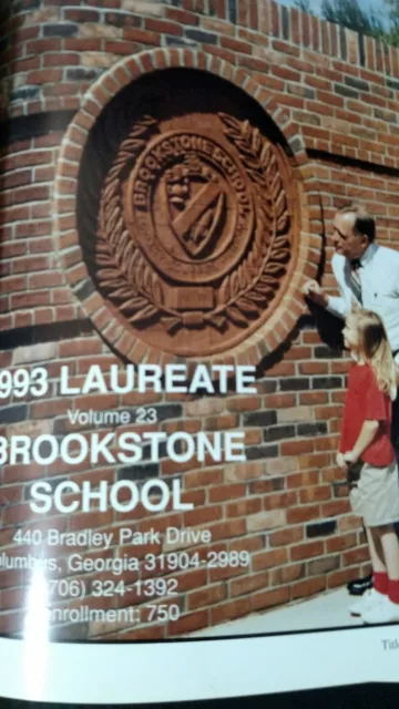 Annuaire Scolaire Brookstone ~ Columbus, Ga ~ Lauréat 1993 ~ Livraison Gratuite 2