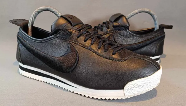 Nike Cortez Black Leather Trainers 72 SI Rare UK Size UK 6 EUR 40