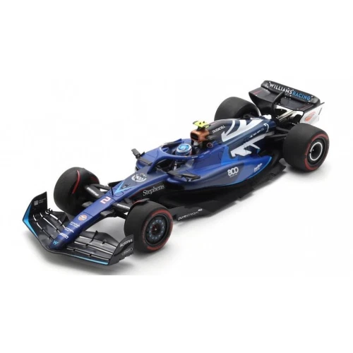 Miniature Spark Model Williams F1 N.2 - GP Bahreïn 2023 - Logan Sargeant - Échelle 1/18 - 18S951
