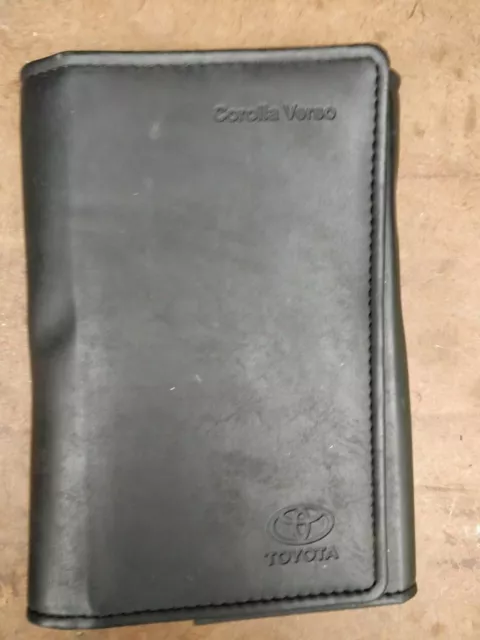 Toyota Corolla Verso: Wallet For Owner's Manual Etc