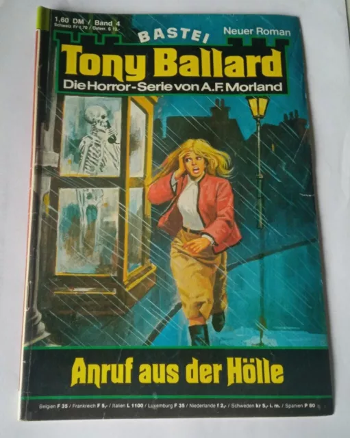 Tony Ballard, Heft Nr. 4, Erstauflage, Bastei-Verlag