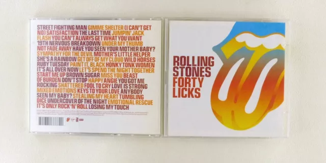 2x CD disc -   The Rolling Stones – Forty Licks - A10138 Z20