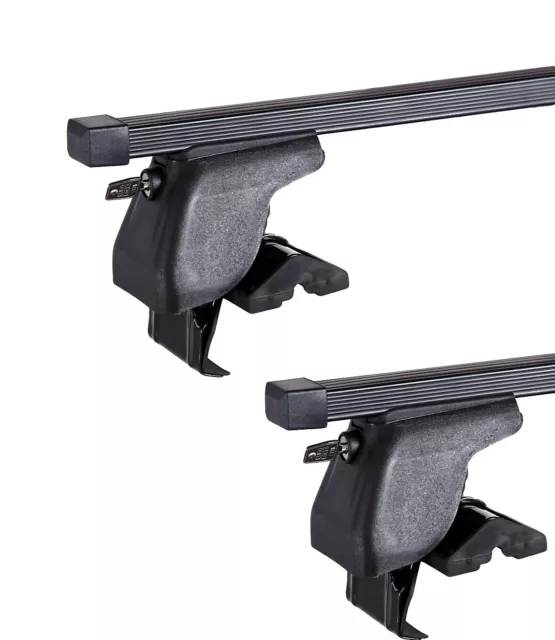 Roof Bars M001 Lock 130cm For Ford Fiesta Hatchback 5D (83-07)