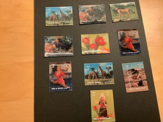 Umm Al Qiwain 3d Stamps Used