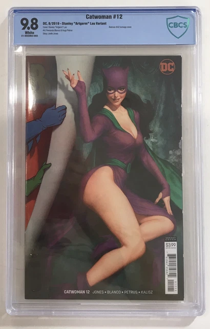 Catwoman 12 CBCS  9.8 Stanley "Artgerm" Lau NM/M 2018 Like CGC