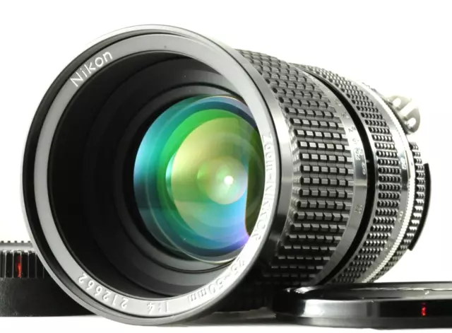 Near MINT Nikon Zoom-Nikkor 25-50mm f/4 Ai-S Manual Focus Lens w/caps From Japan