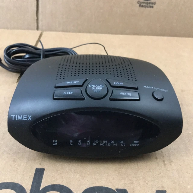 TIMEX INDIGLO DUAL Alarm FM/AM Calendar Clock Radio T228B 24.99