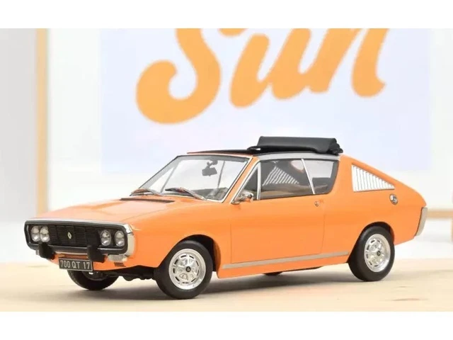 Figurine Renault 18 Orange - échelle 1:12, Plastique Souple, Occasion