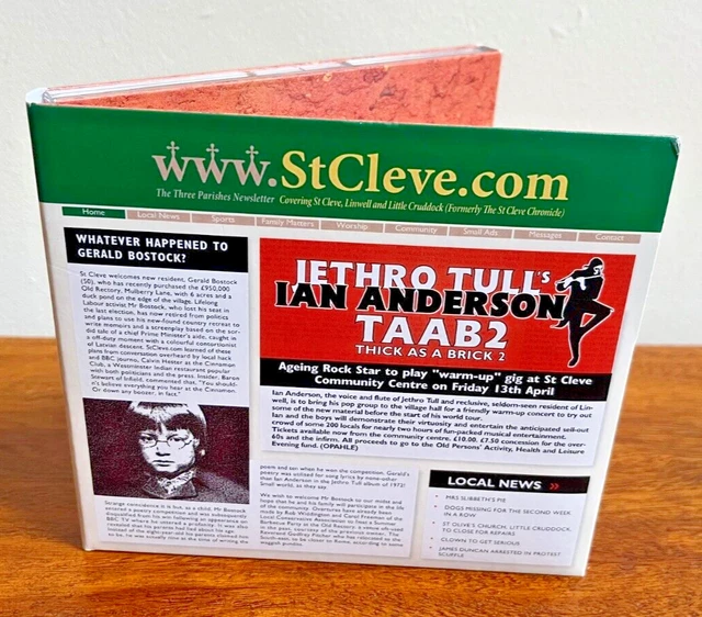 IAN ANDERSON | Jethro Tull | Thick as a Brick 2 | TAAB 2 | Album CD ...