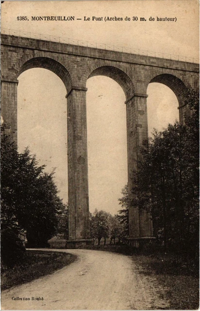 CPA MONTREUILLON Le Pont Nievre (100453)