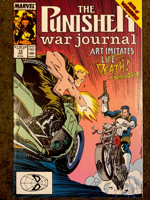 The Punisher War Journal #12,#14-17 1989 VF+ Jim Lee/Carl Potts Spider-Man