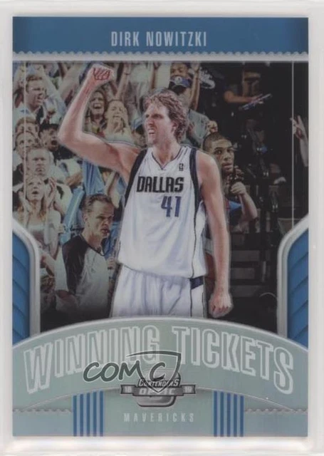 2018-19 Panini Contenders Optic Winning Tickets Prizms Dirk Nowitzki #6 HOF