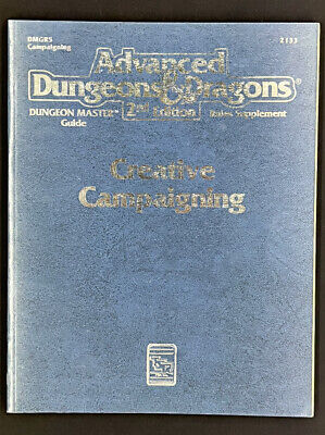 TSR DUNGEONS & DRAGONS~CREATIVE CAMPAIGNING~2133~TSR~ENGLISH 