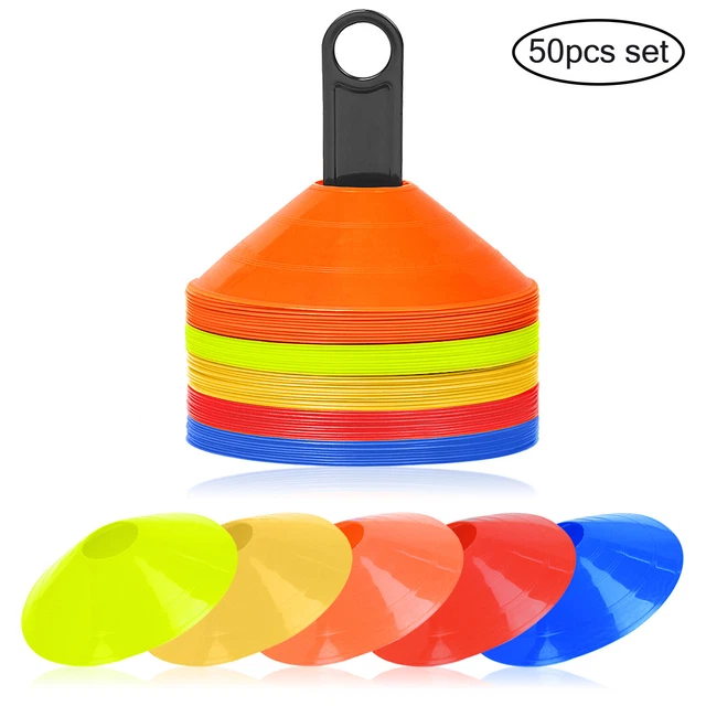 Cappellino marcatura piatto marcatura 50 pezzi sacchetti allenamento allenamento calcio