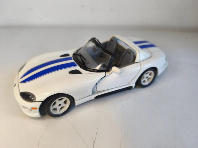 Modèle Réduit Dodge Viper GT2 Maisto 1/24 - Occasion Très Bon état, Métal, Super Détail !