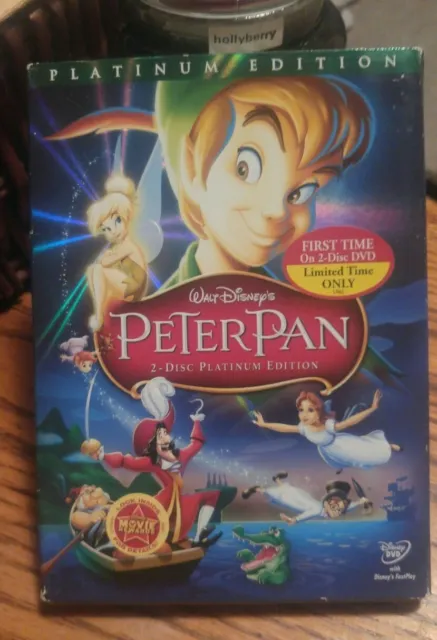 Walt Disney Peter Pan (DVD 2007, 2-Disc Set) Platinum Edition Brand New/Sealed