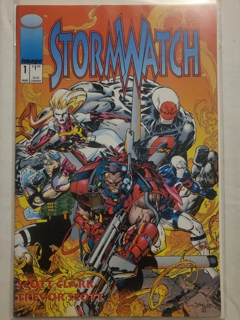 Lot of 6 Stormwatch Comic Book Image Comic Books 1,2,3,6,10,29 Vintage Bundle
