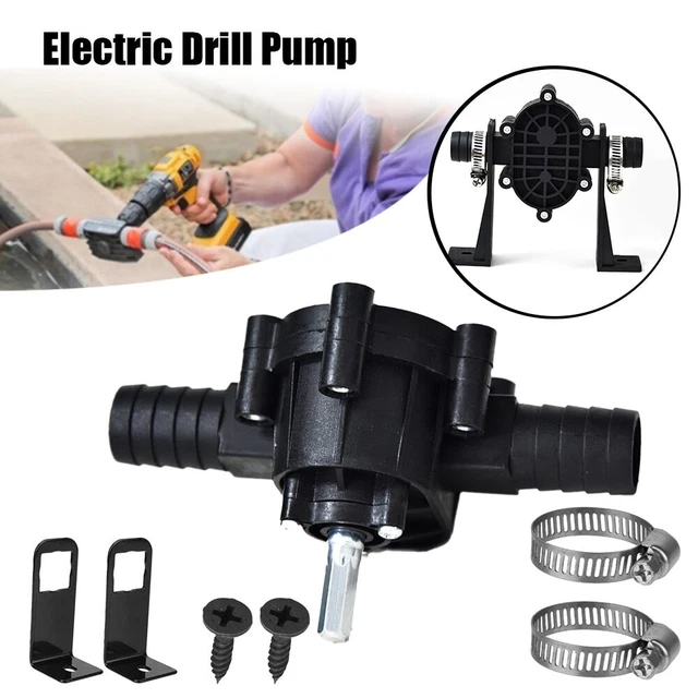 Household Portable Electric Drill Pump Diesel Oil Fluid Water Pump Mini Hand Sel