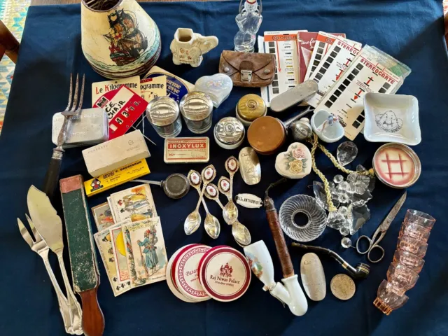 Lot BROCANTE fond de tiroir OBJETS DIVERS anciens & vintage No 1