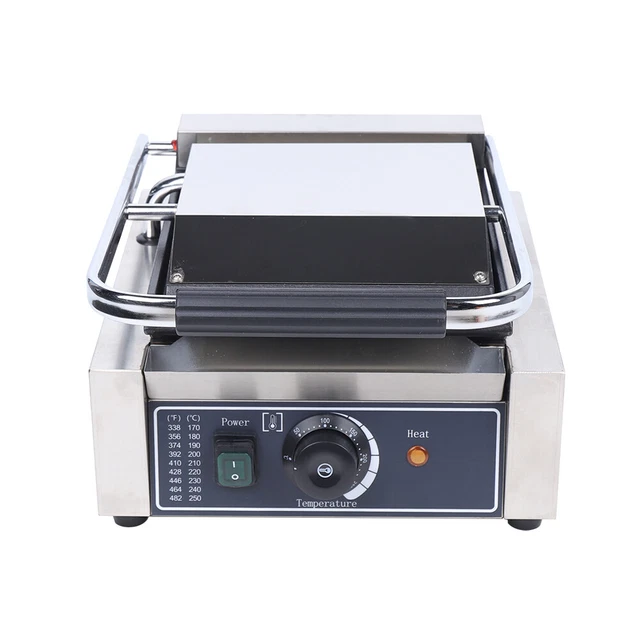 COMMERCIAL ELECTRIC PANINI Press Grill Griddle Plate , Flat Sandwich