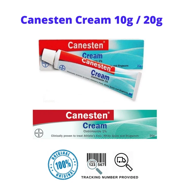 CANESTEN CREAM 20G Antifungal Athlete's Foot Ringworm Jock Itch Nail