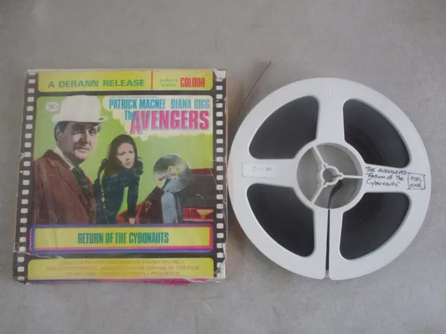 Vintage The Avengers Return Of The Cybonauts Part 1 Super 8 Film Reel