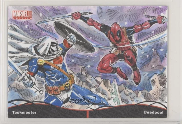2019-20 Upper Deck Marvel Annual 1/1 Bienifer Flores Bien #SKT Auto Sketch p1l