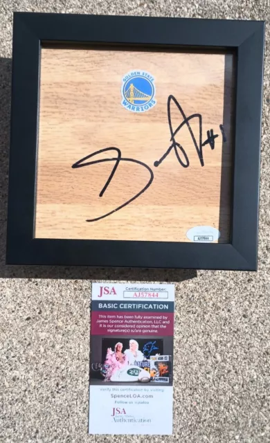 GARY PAYTON II Warriors SIGNED & FRAMED Floor JSA COA GOLDEN STATE B