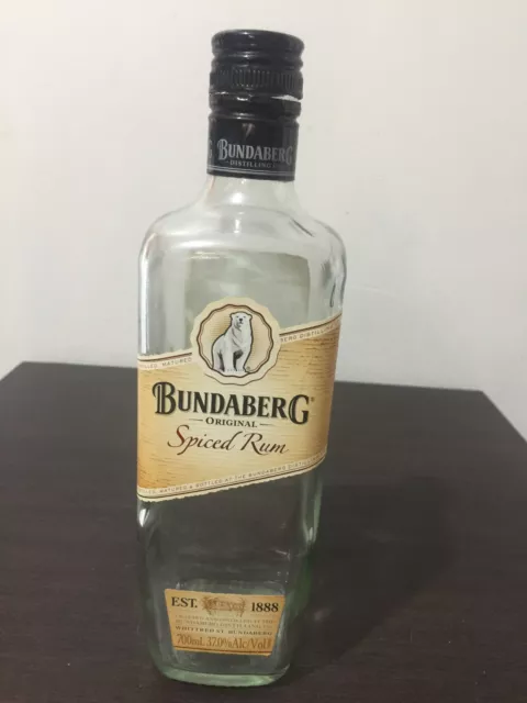 empty bundberg rum select vat bottle collectible bundy rum 2012